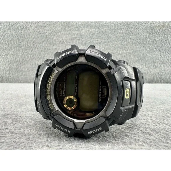 CASIO G-SHOCK G-2300 - Vintage Tough Solar 2184 Data Memory World Time Watch GP - Picture 1 of 7